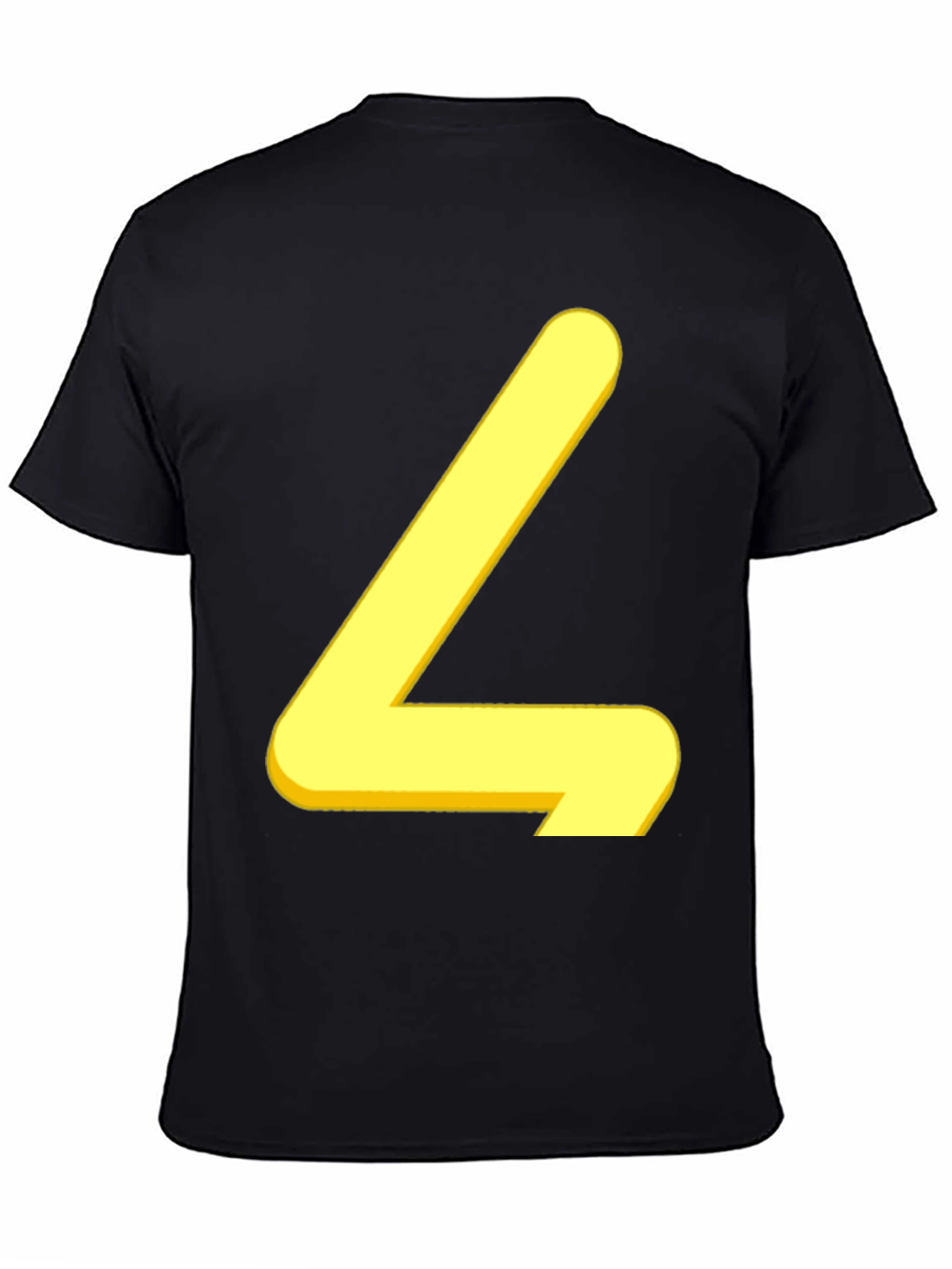 Bold Yellow Letter T-Shirt