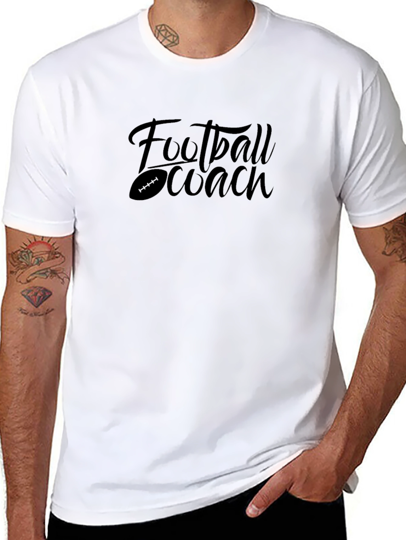 Football Coach Graphic T-Shirt