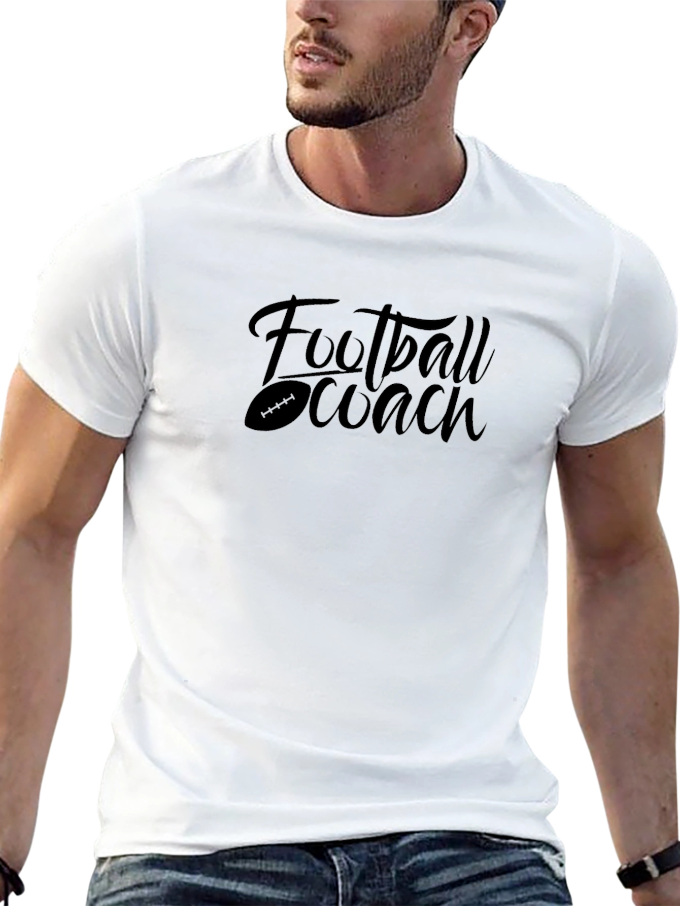 Football Coach Graphic T-Shirt