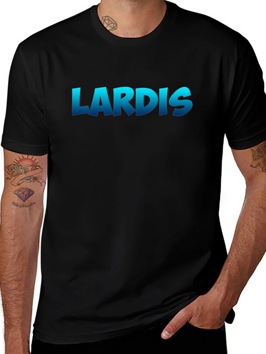 LARDIS Graphic T-Shirt - Casual Black Tee