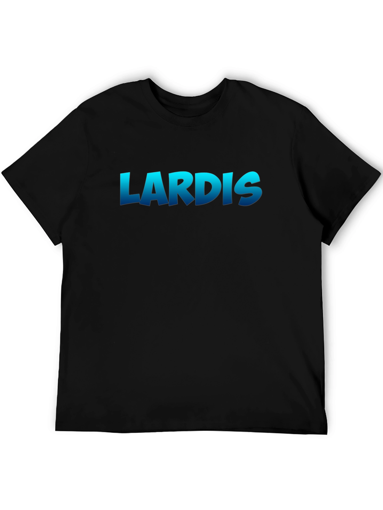 LARDIS Graphic T-Shirt - Casual Black Tee