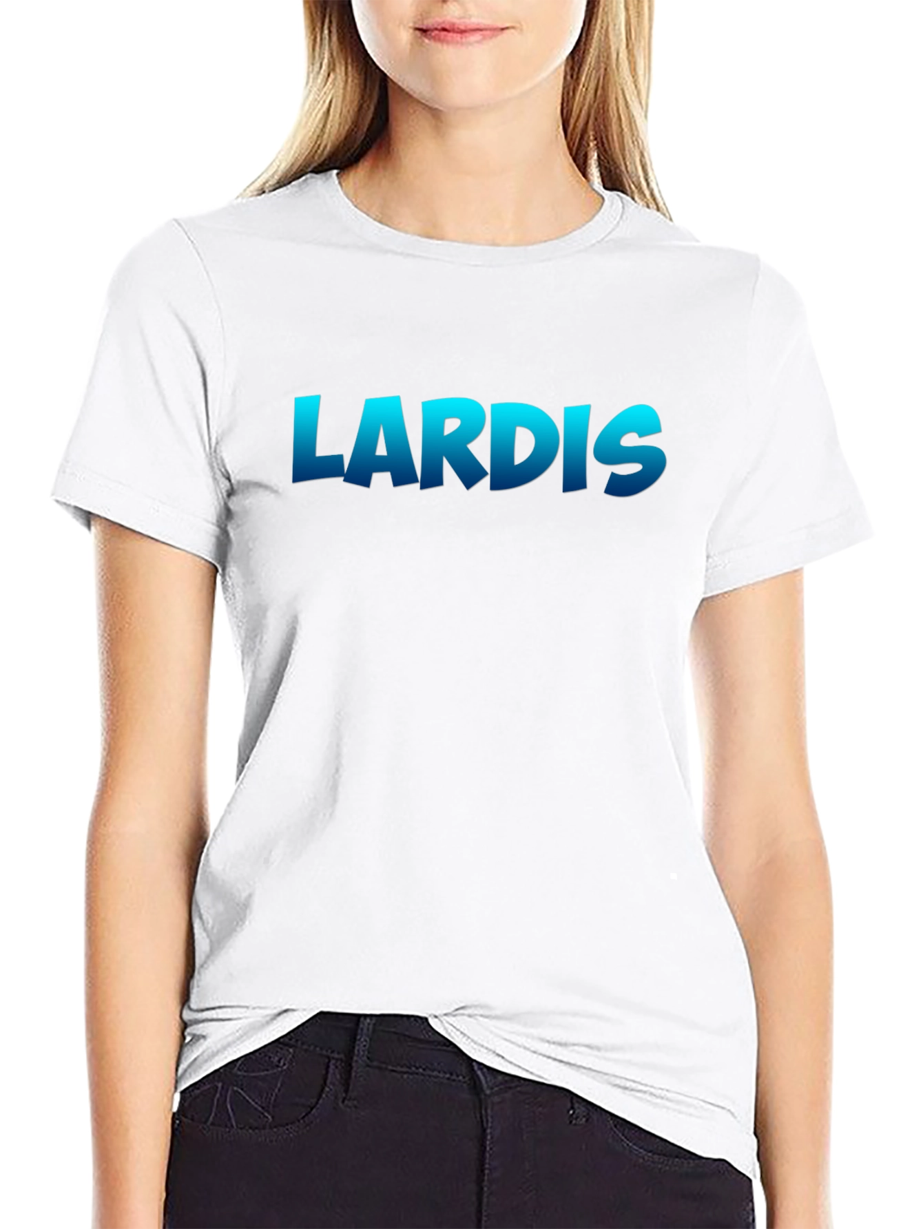 LARDIS Graphic T-Shirt - Casual Black Tee