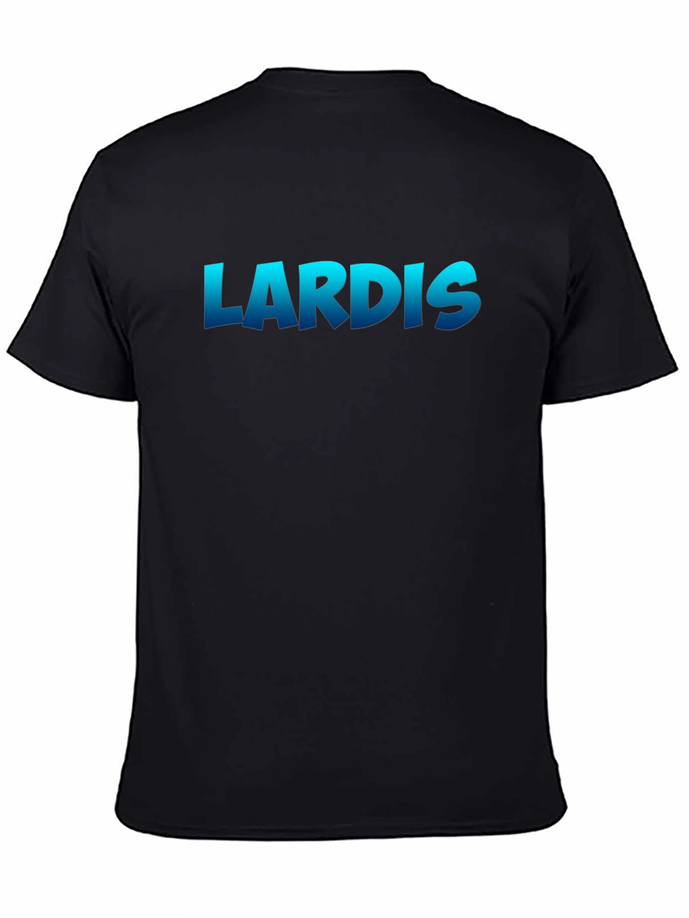 LARDIS Graphic T-Shirt - Casual Black Tee