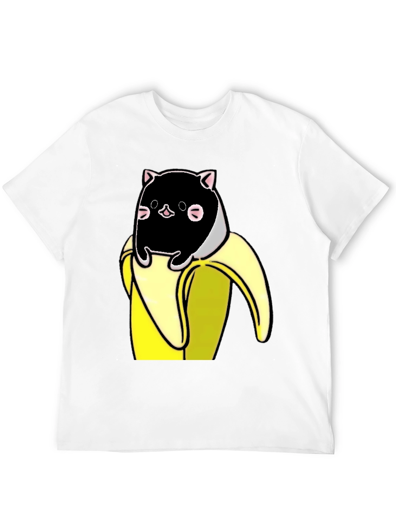 Banana Cat T-Shirt - Whimsical Graphic Tee
