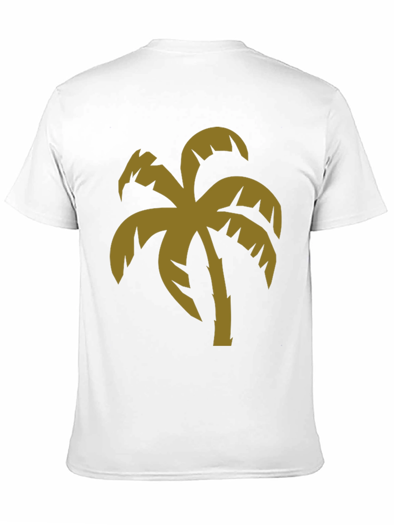 Tropical Palm Tree Graphic Black T-Shirt