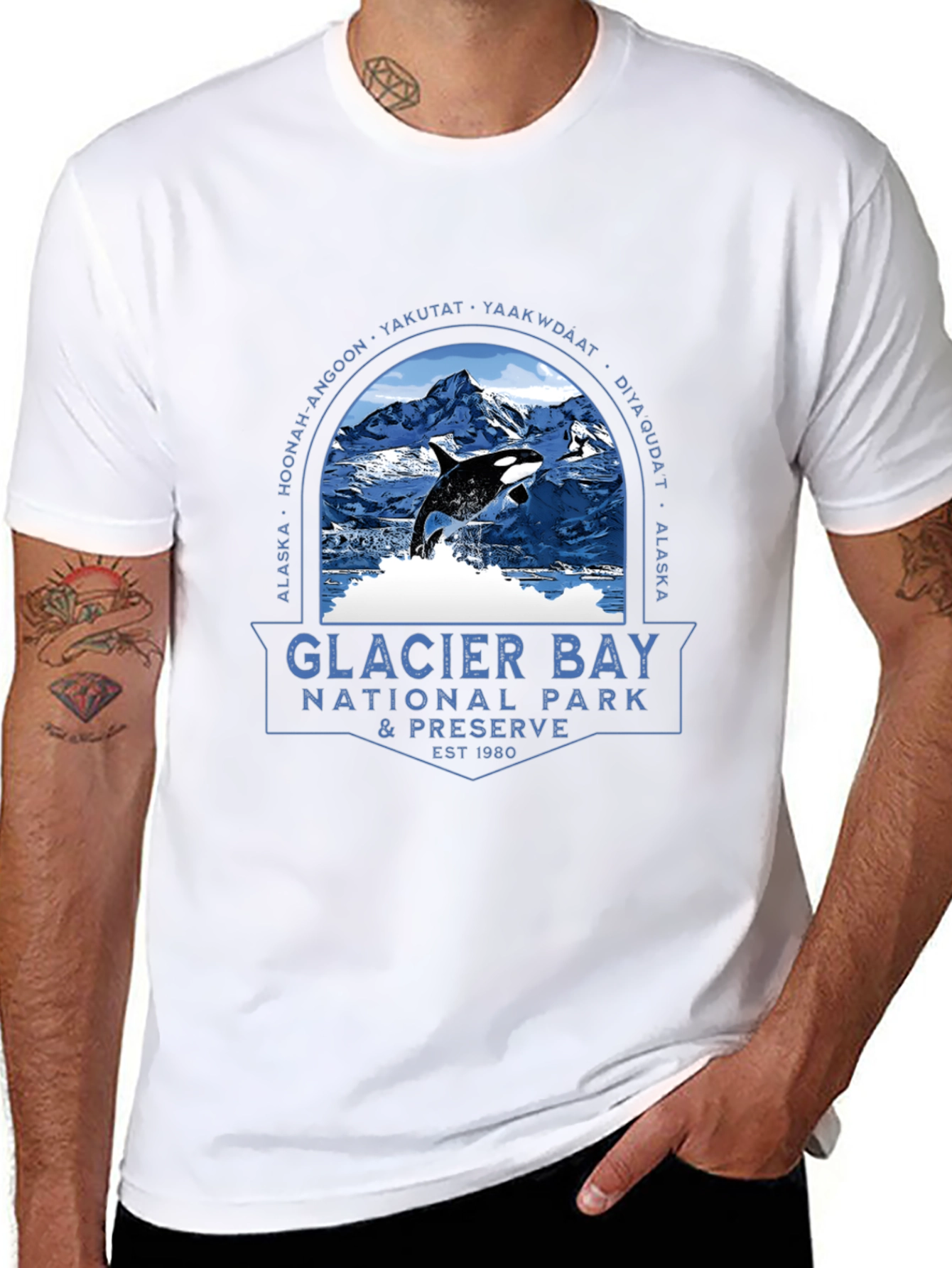 Glacier Bay National Park Orca T-Shirt