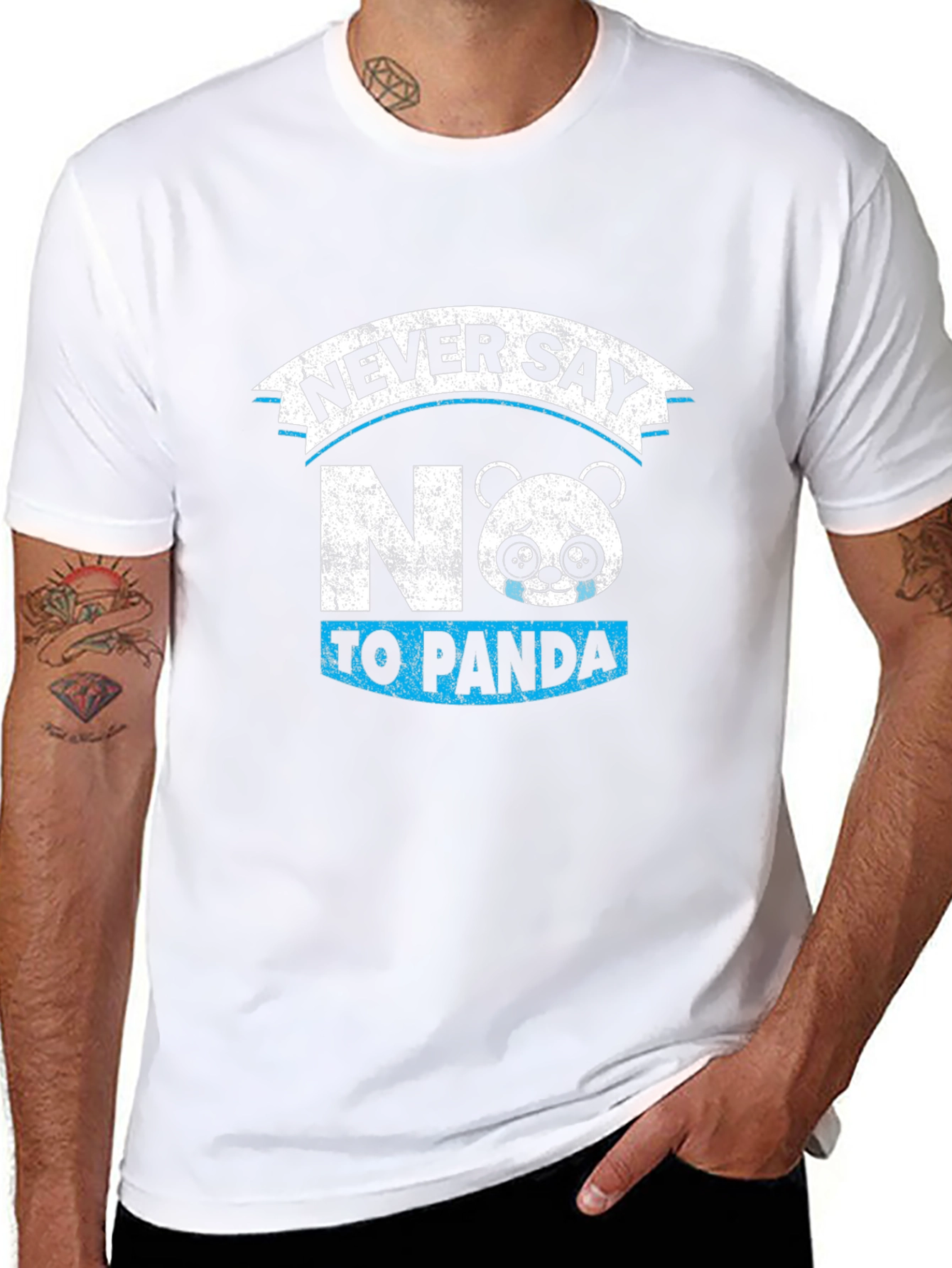 Never Say No to Panda Graphic Tee