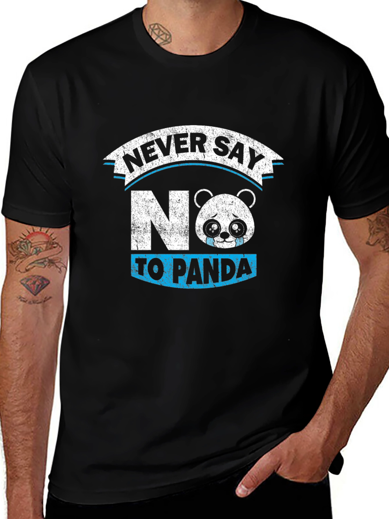 Never Say No to Panda Graphic Tee