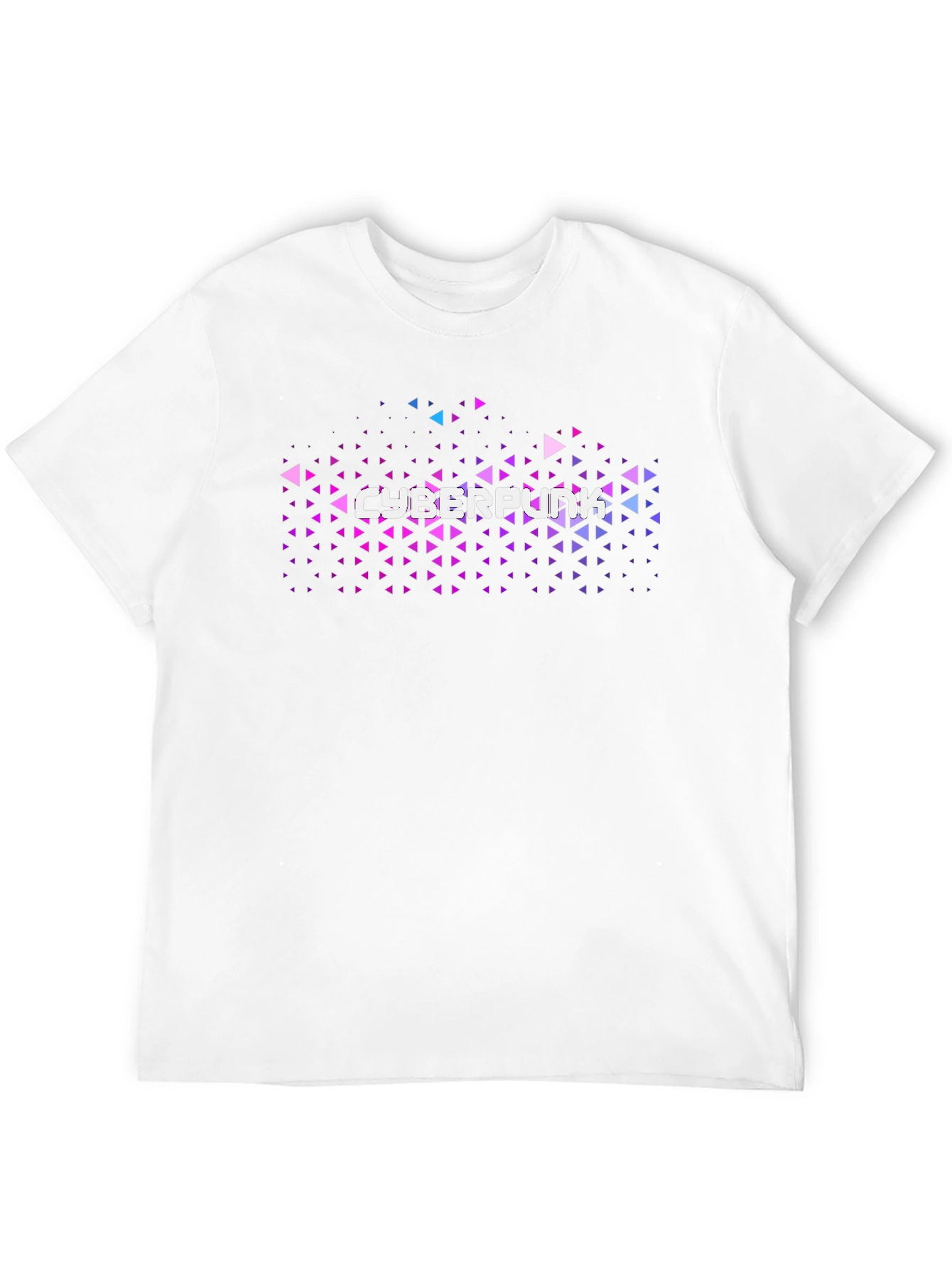 Cyberpunk Graphic Tee - Black Cotton Blend