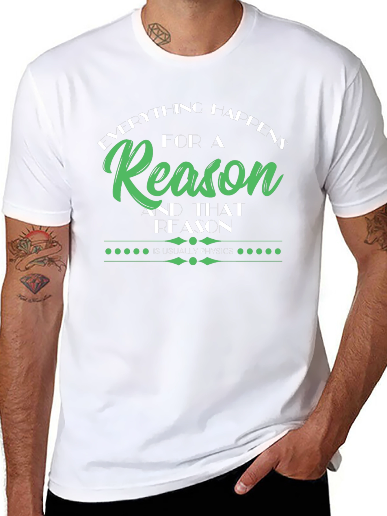 Everything Happens for a Reason Physics T-Shirt