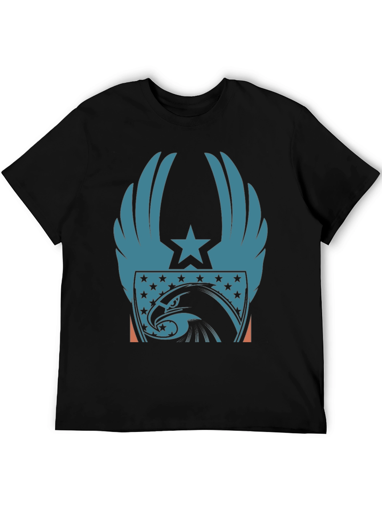 Patriotic Eagle Wing Star Graphic Tee