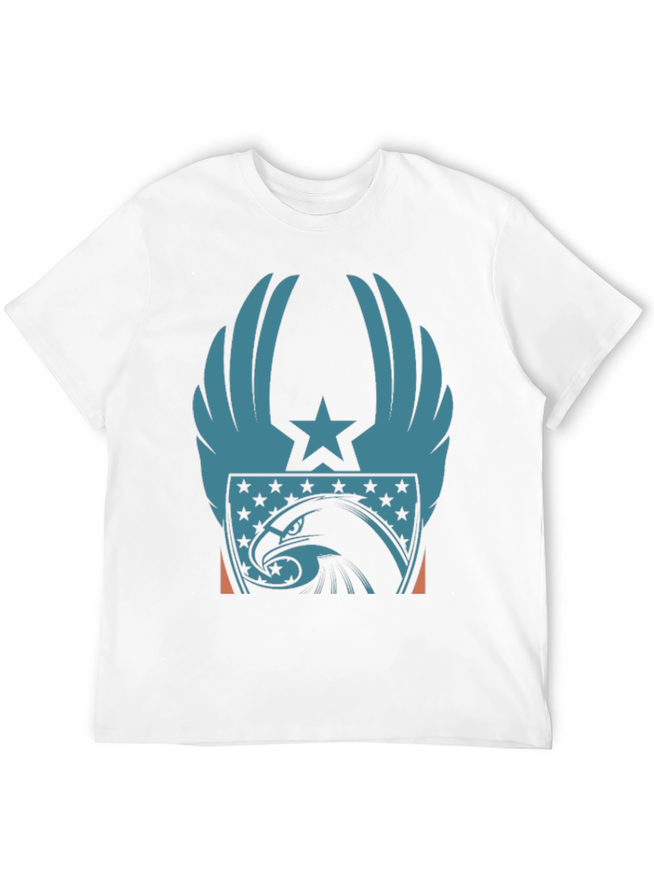 Patriotic Eagle Wing Star Graphic Tee