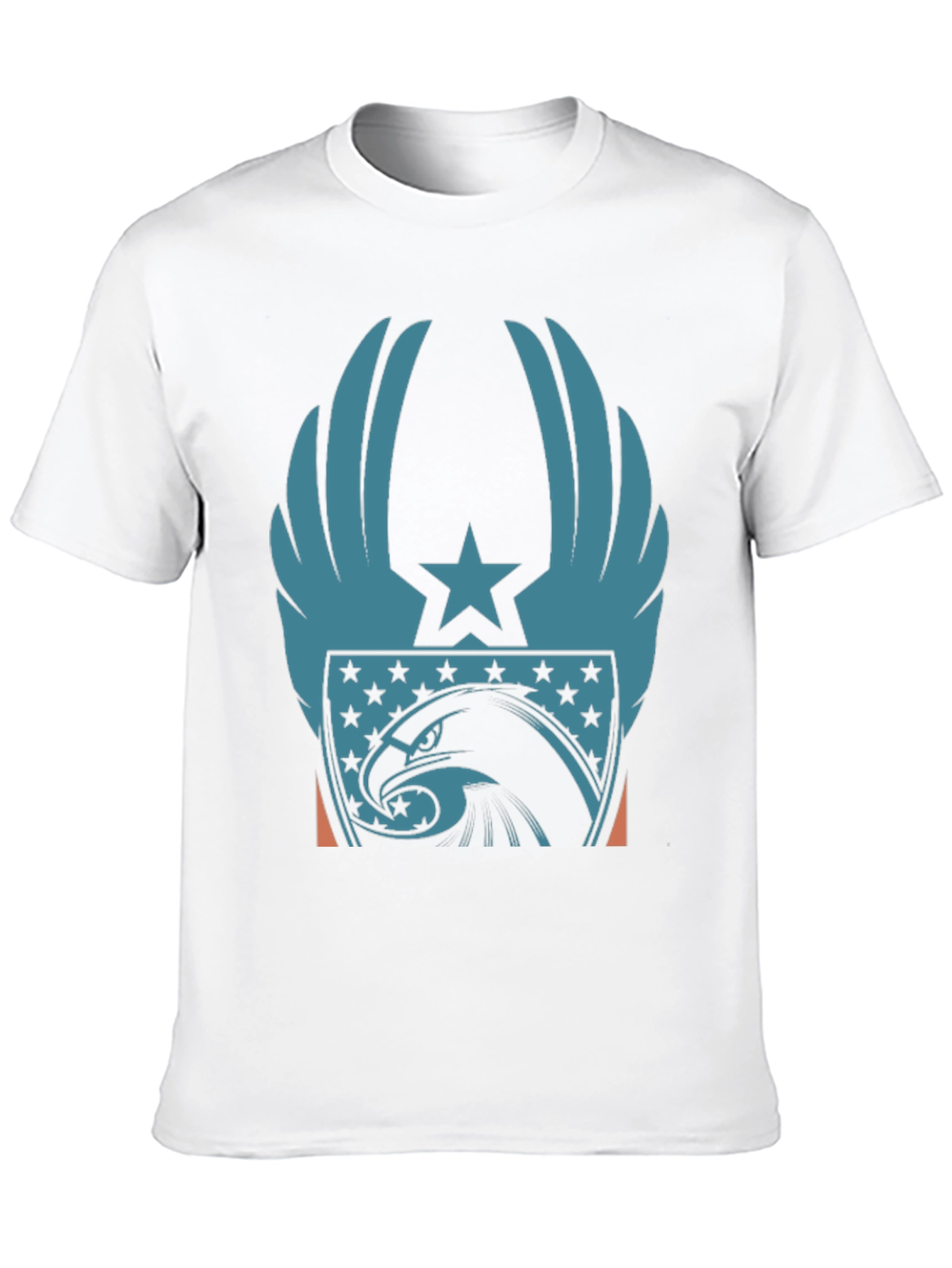 Patriotic Eagle Wing Star Graphic Tee