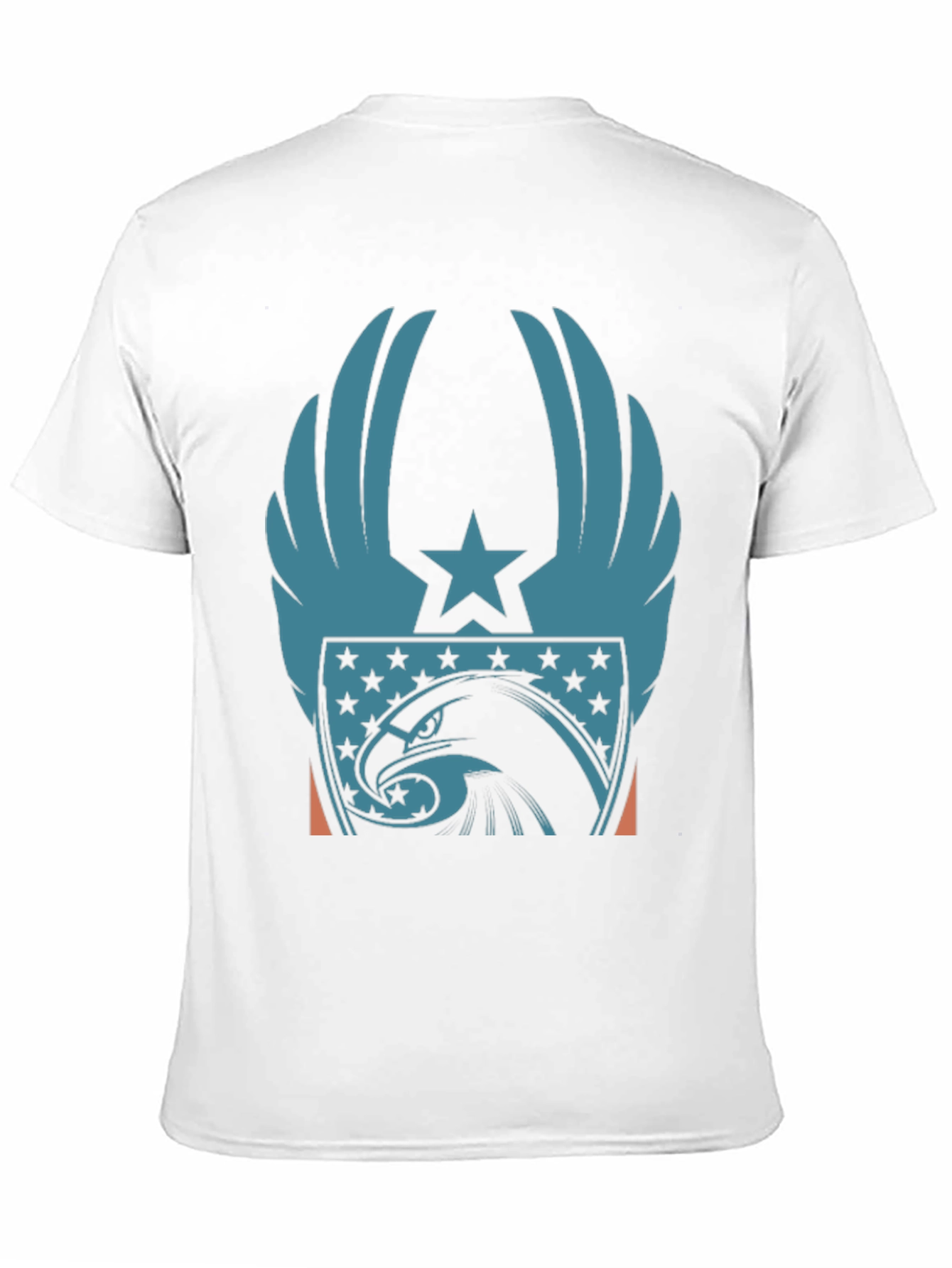 Patriotic Eagle Wing Star Graphic Tee