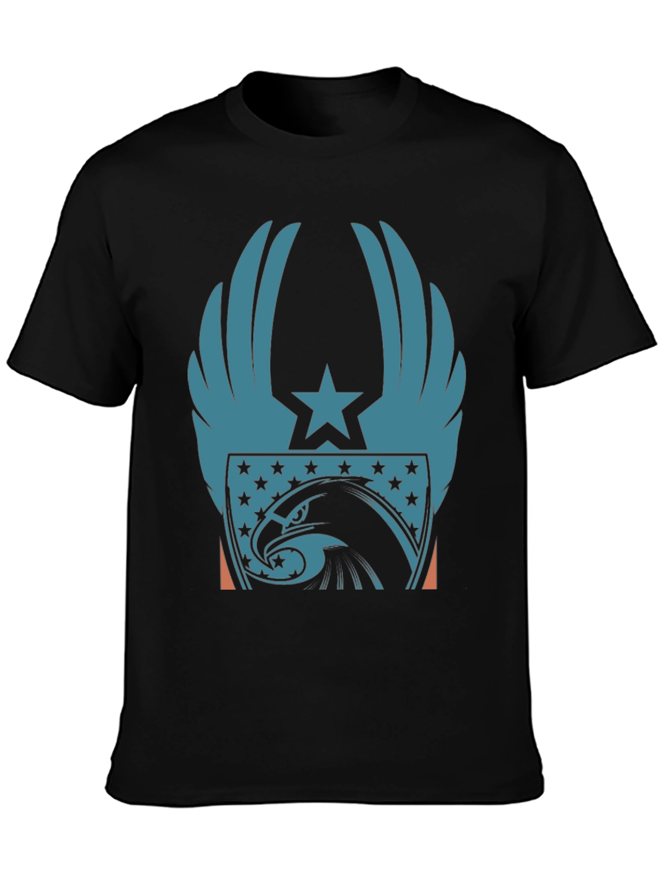 Patriotic Eagle Wing Star Graphic Tee