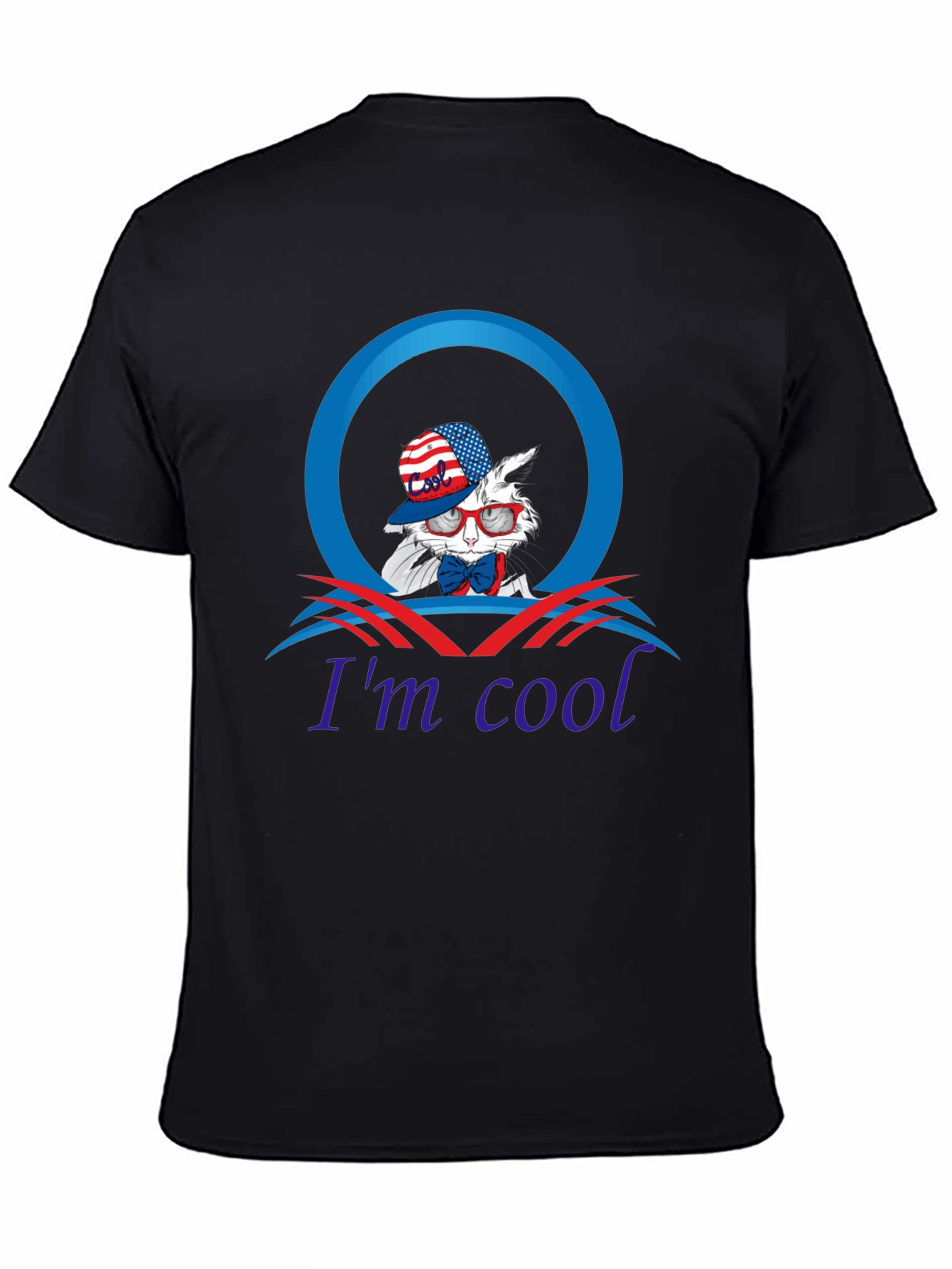 Im Cool Patriotic Rabbit Graphic Tee