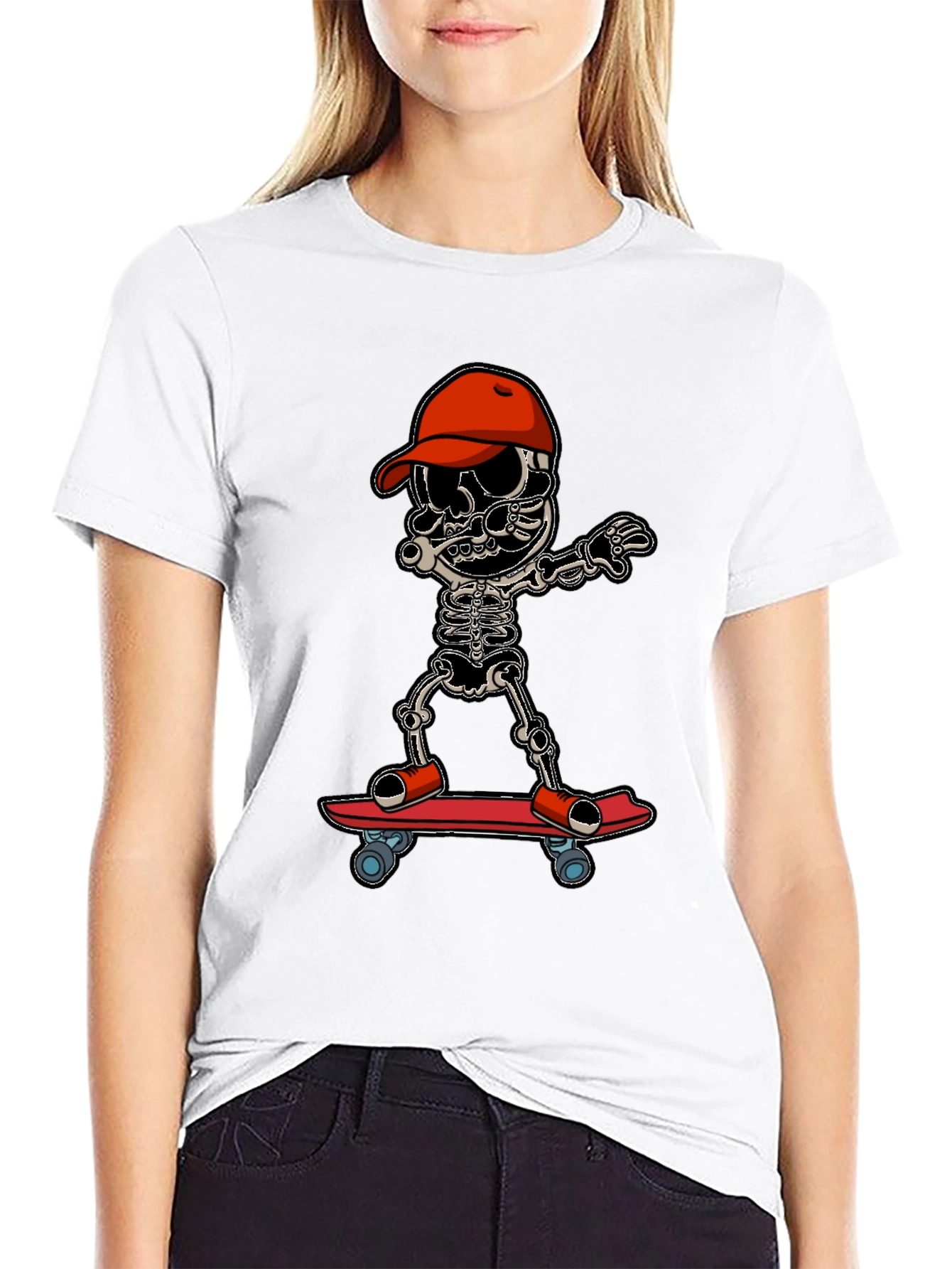 Skateboarding Skeleton T-Shirt