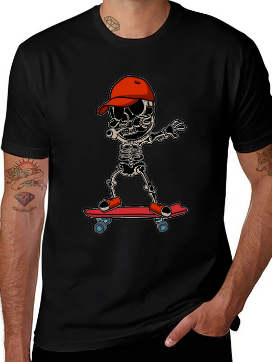 Skateboarding Skeleton T-Shirt