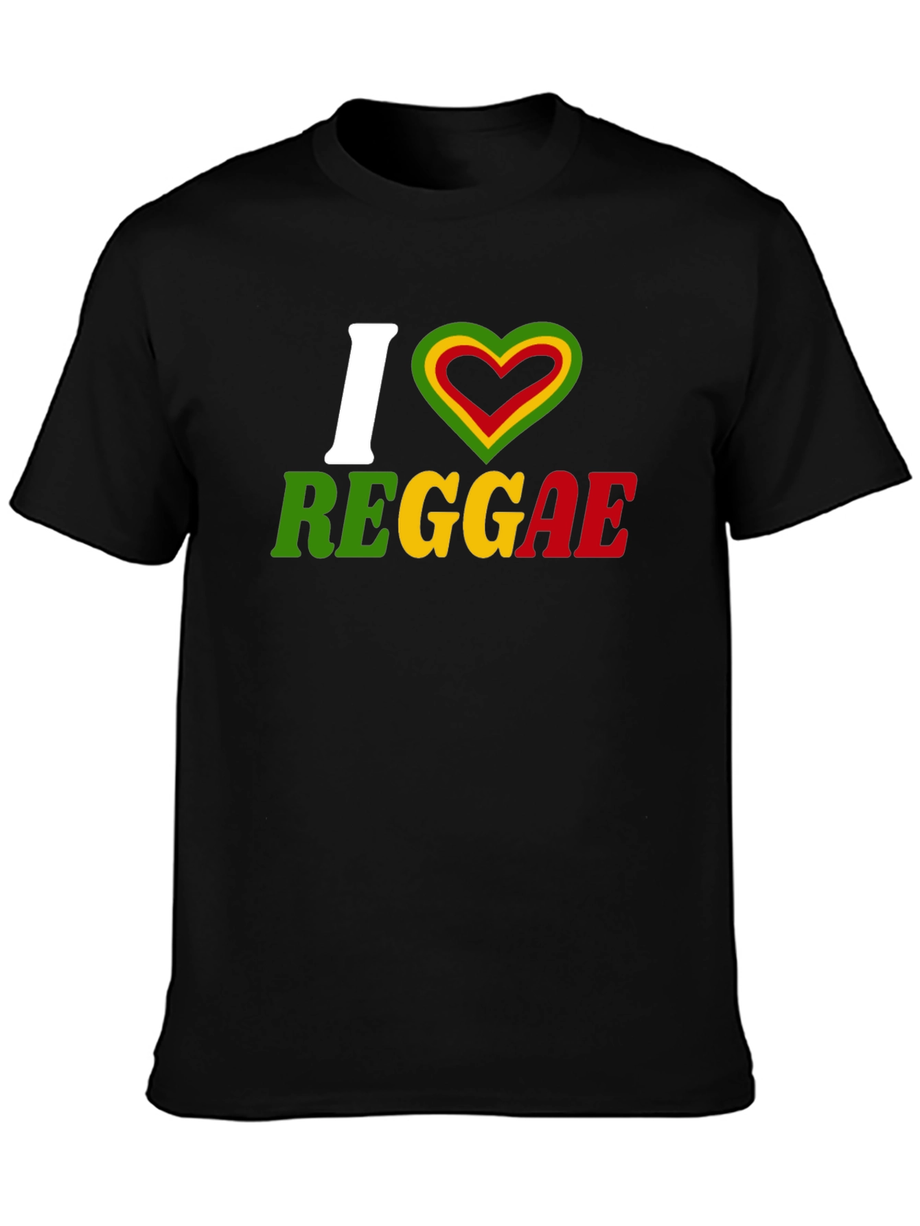 I Love Reggae Graphic T-Shirt