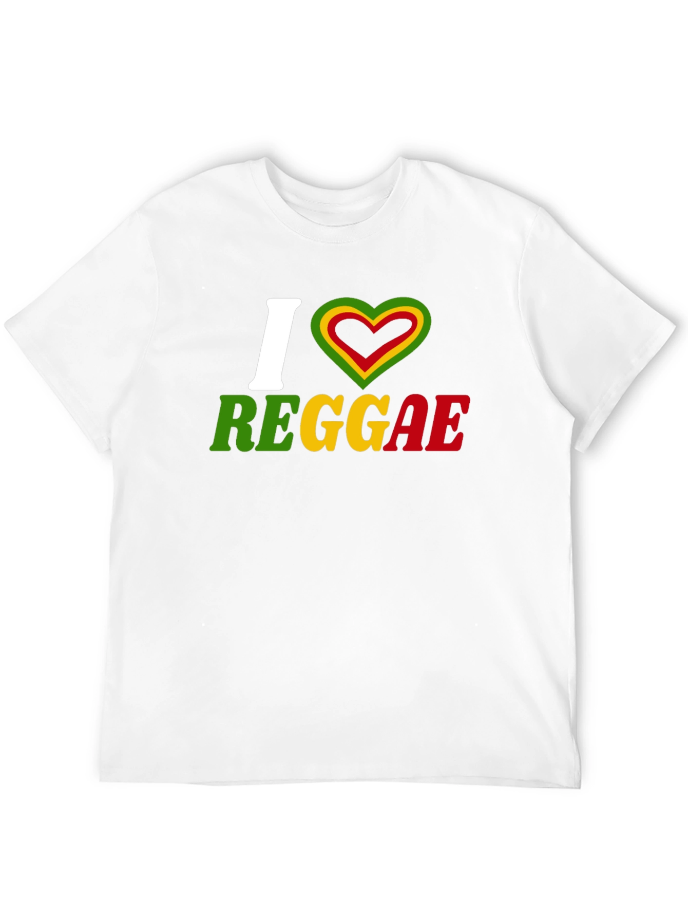 I Love Reggae Graphic T-Shirt