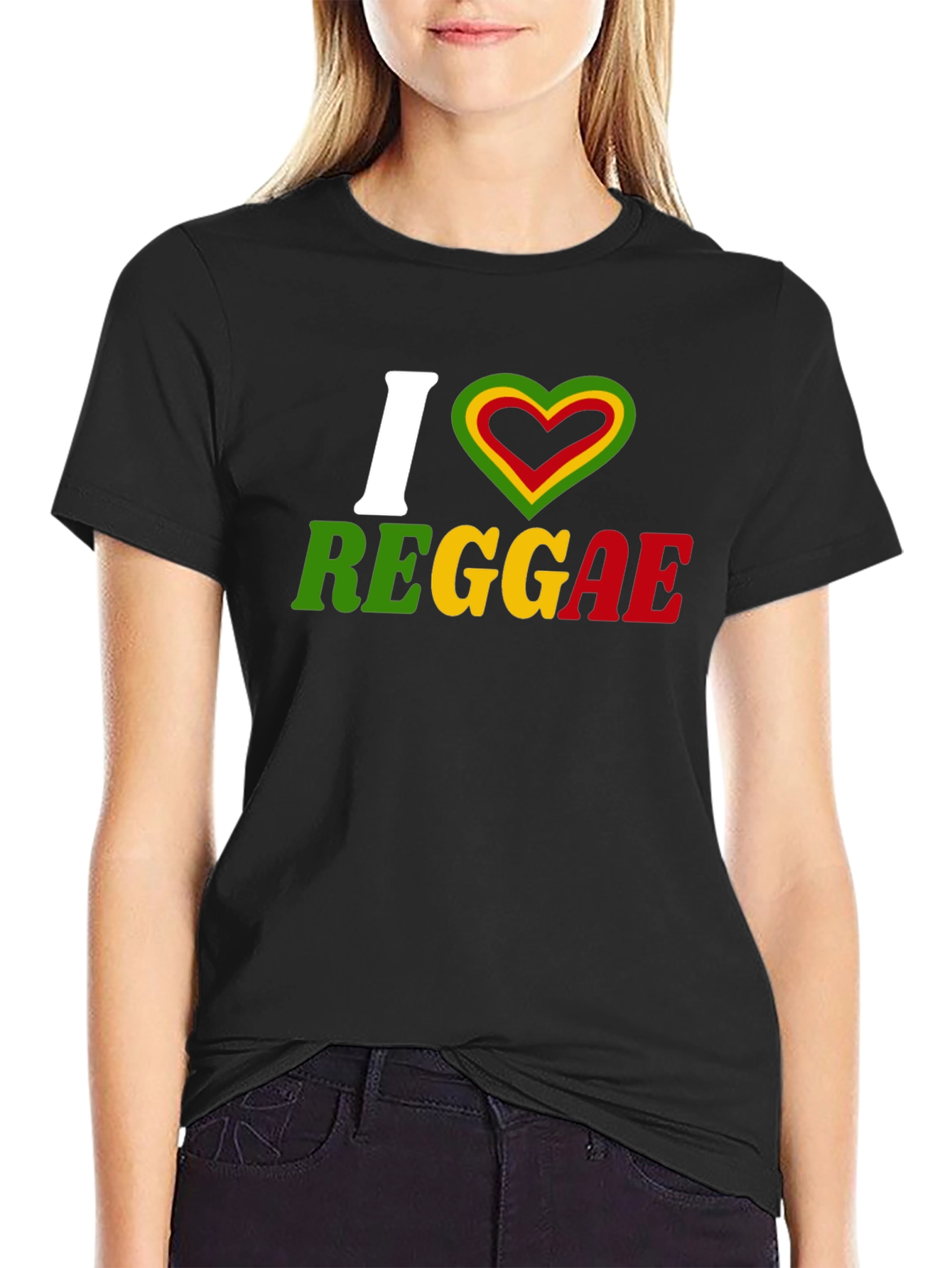 I Love Reggae Graphic T-Shirt