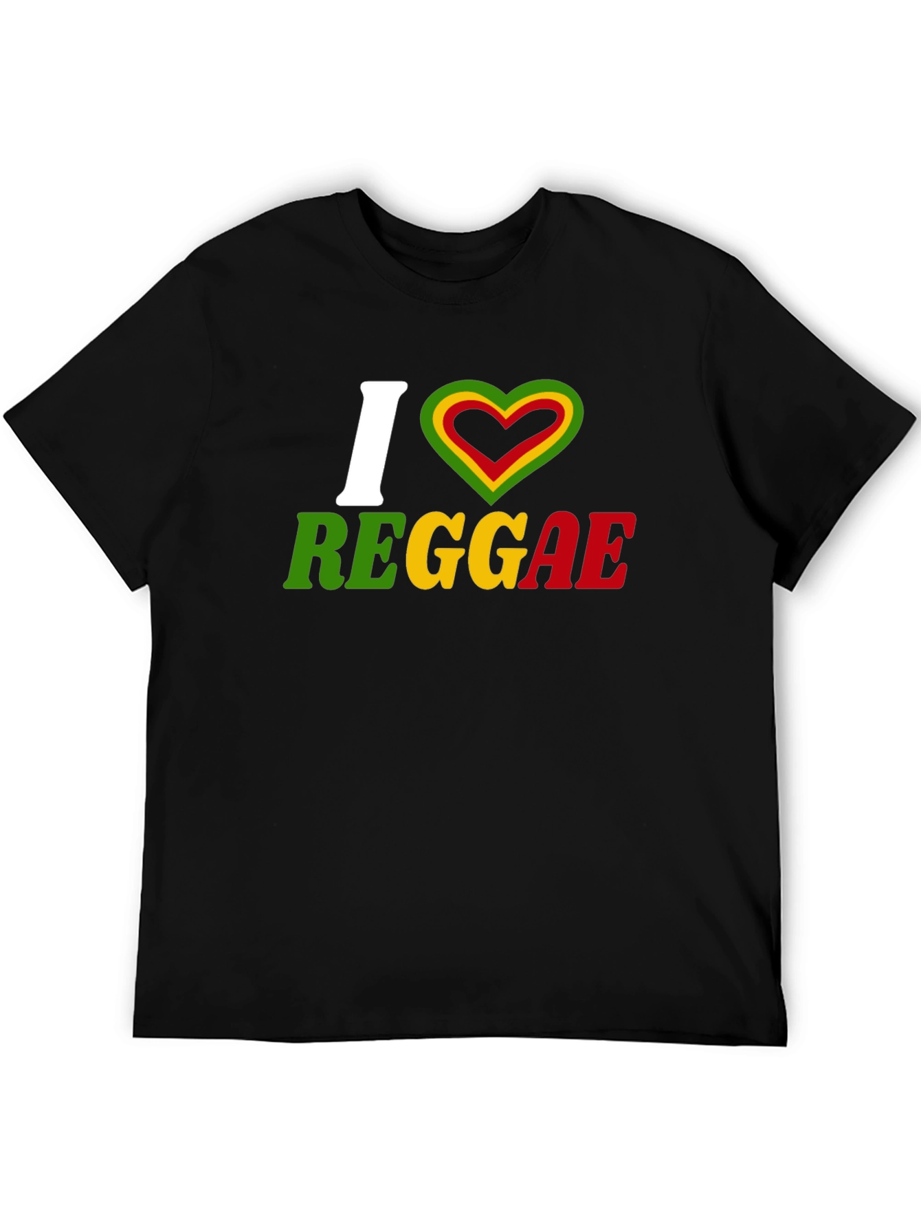 I Love Reggae Graphic T-Shirt