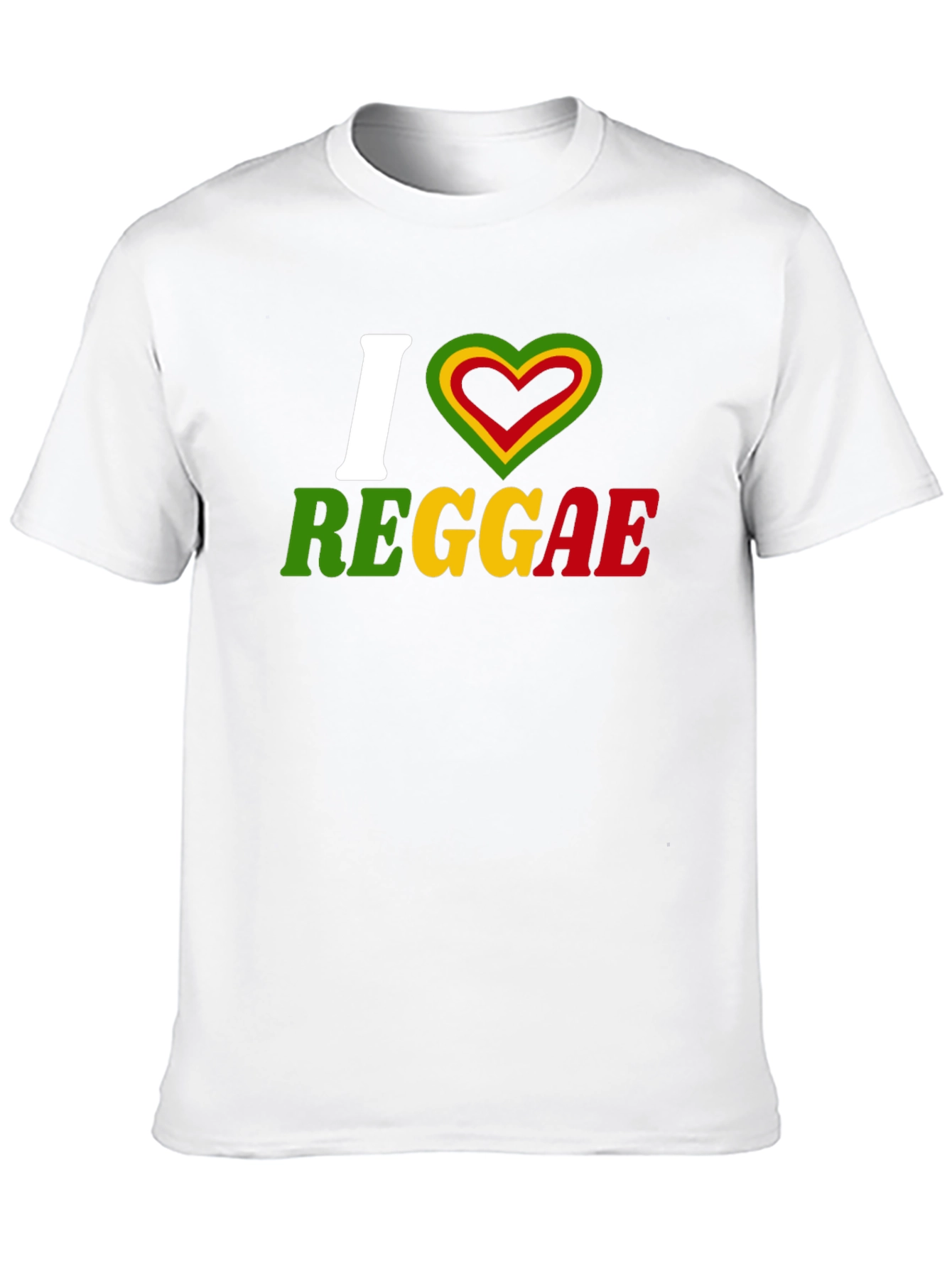 I Love Reggae Graphic T-Shirt
