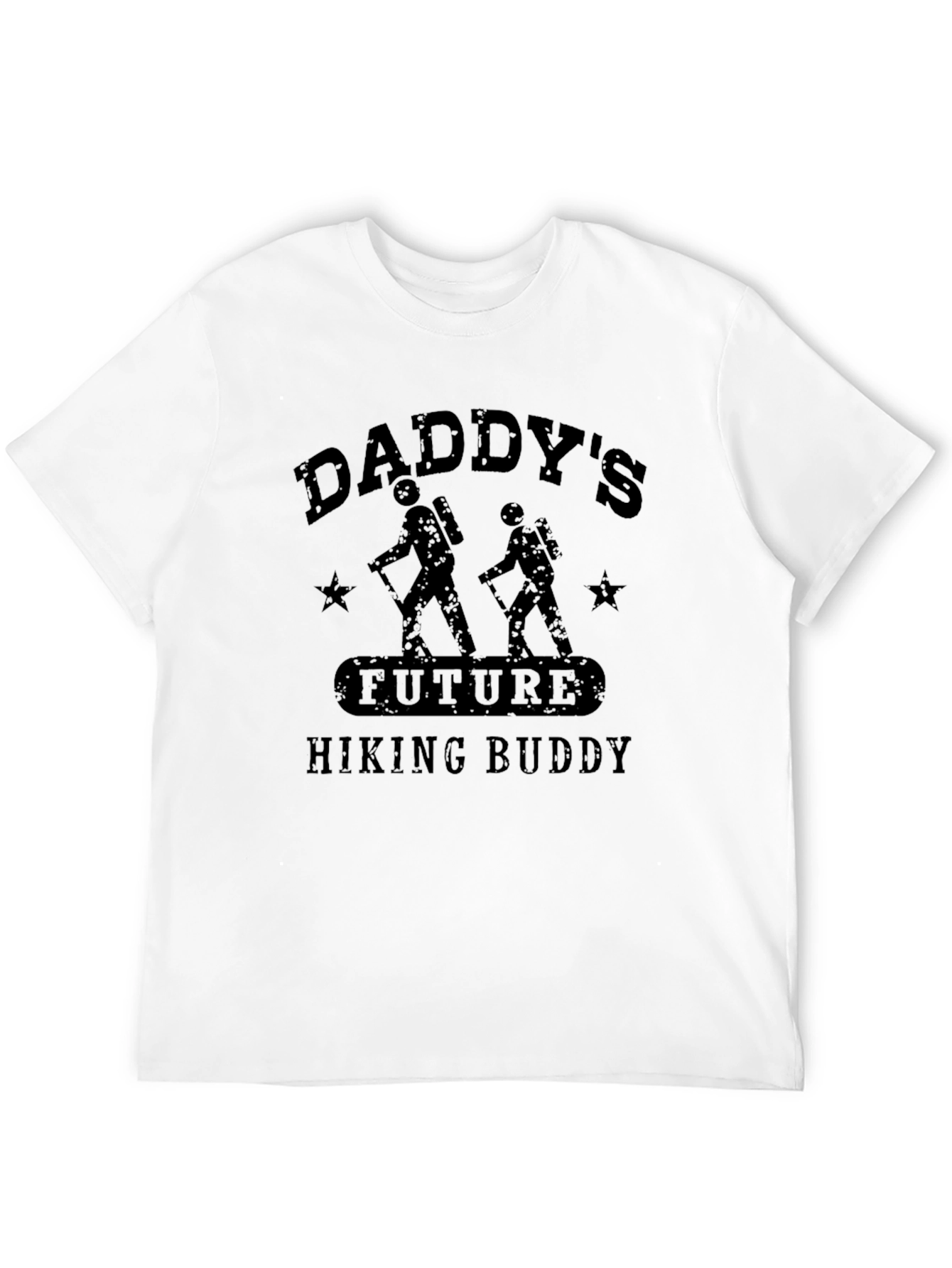 Daddys Future Hiking Buddy Black T-Shirt