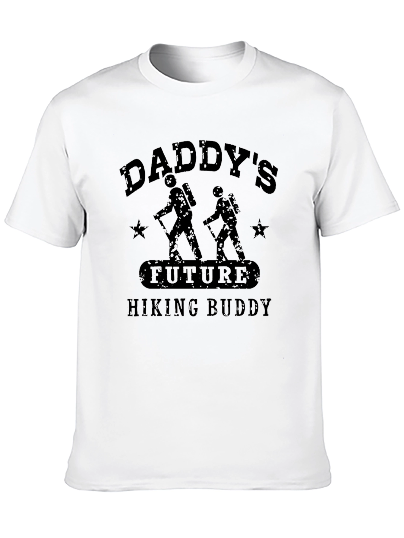 Daddys Future Hiking Buddy Black T-Shirt