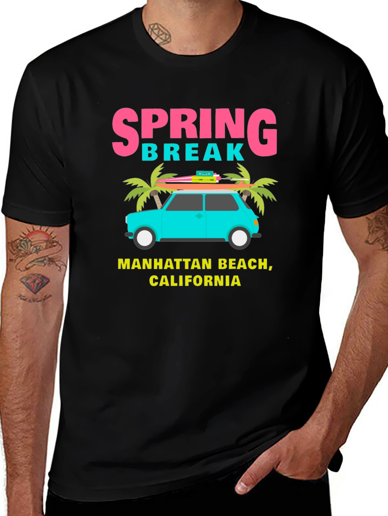 Spring Break Manhattan Beach California T-Shirt