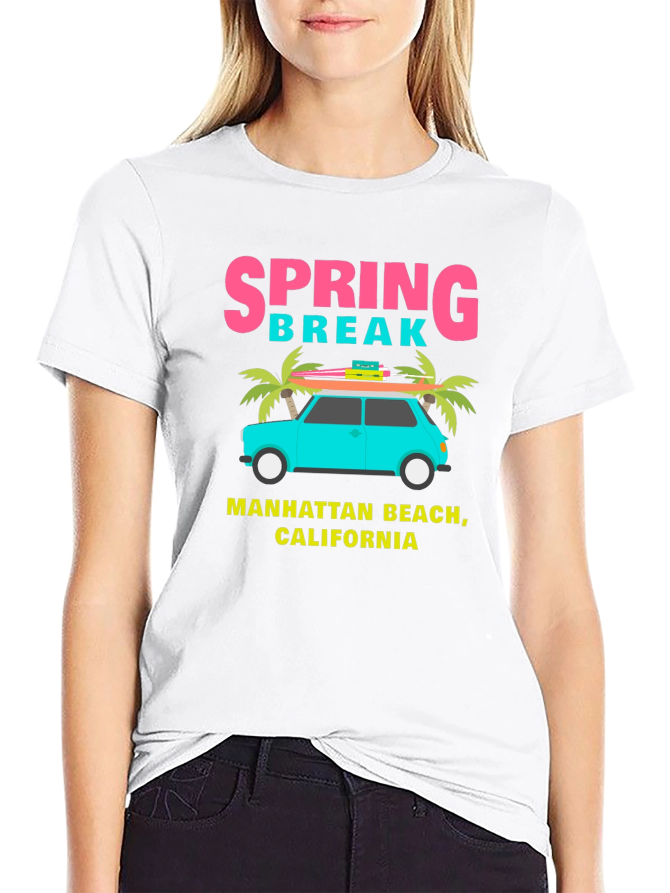 Spring Break Manhattan Beach California T-Shirt
