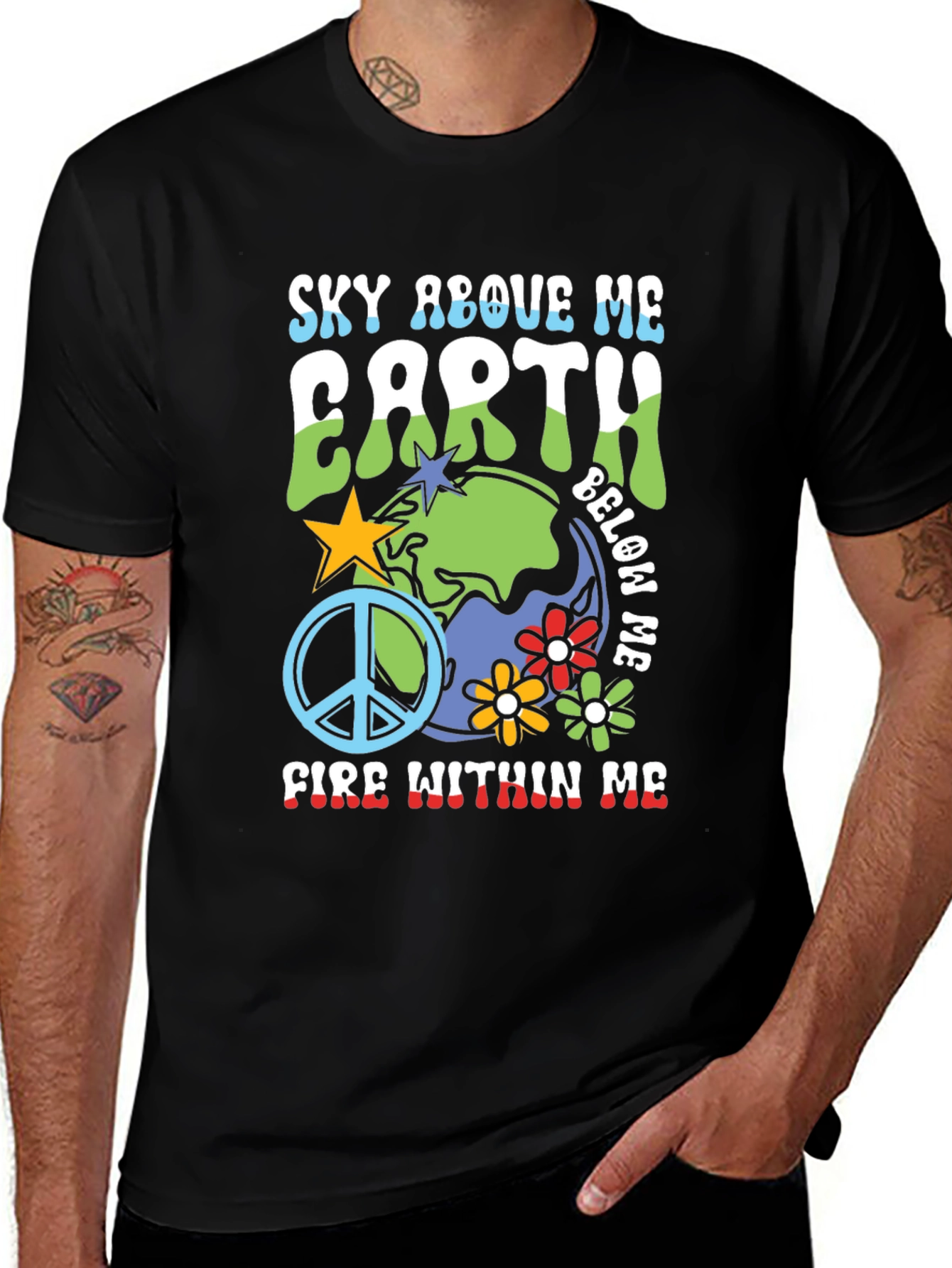 Sky Above Earth Below Graphic Tee