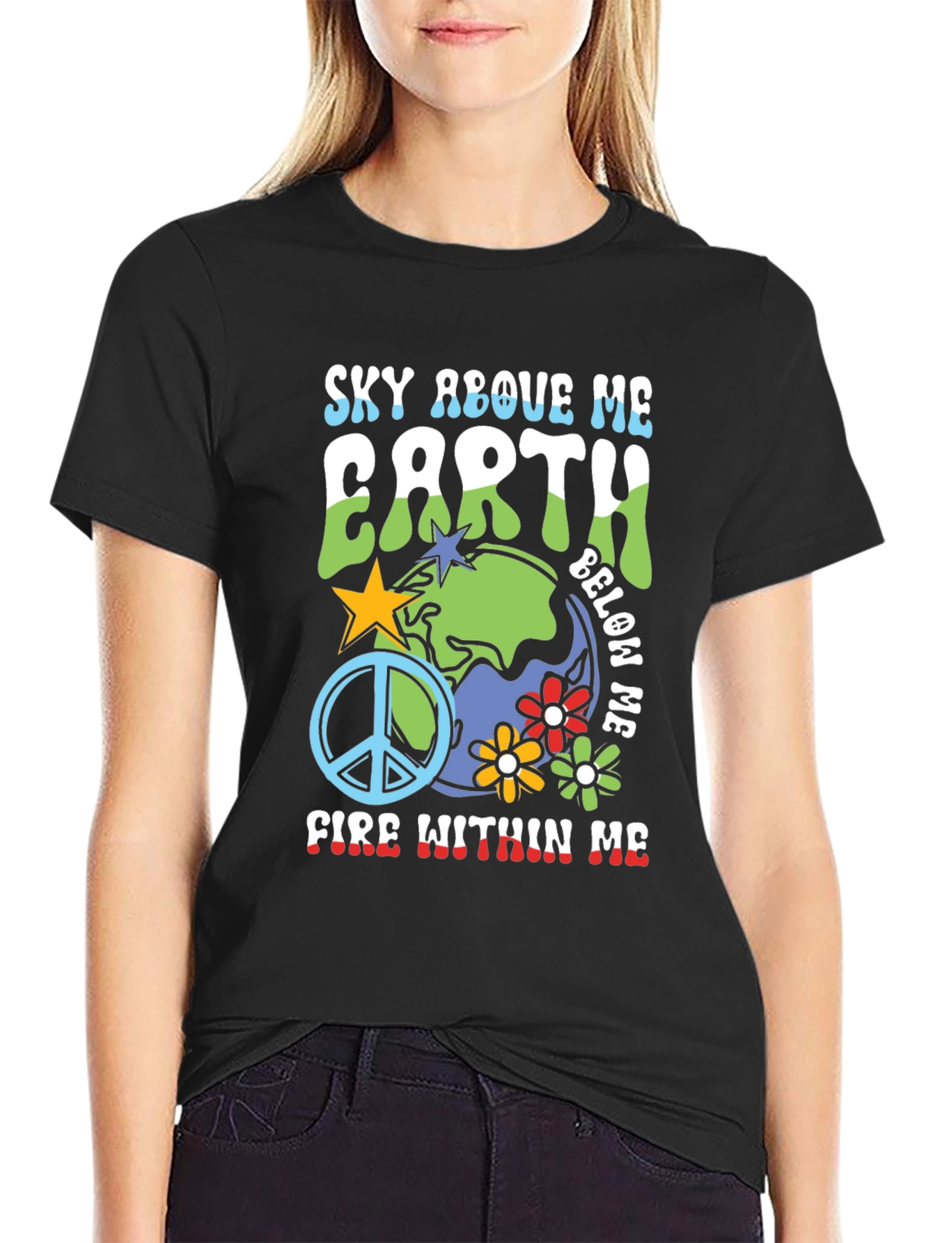 Sky Above Earth Below Graphic Tee