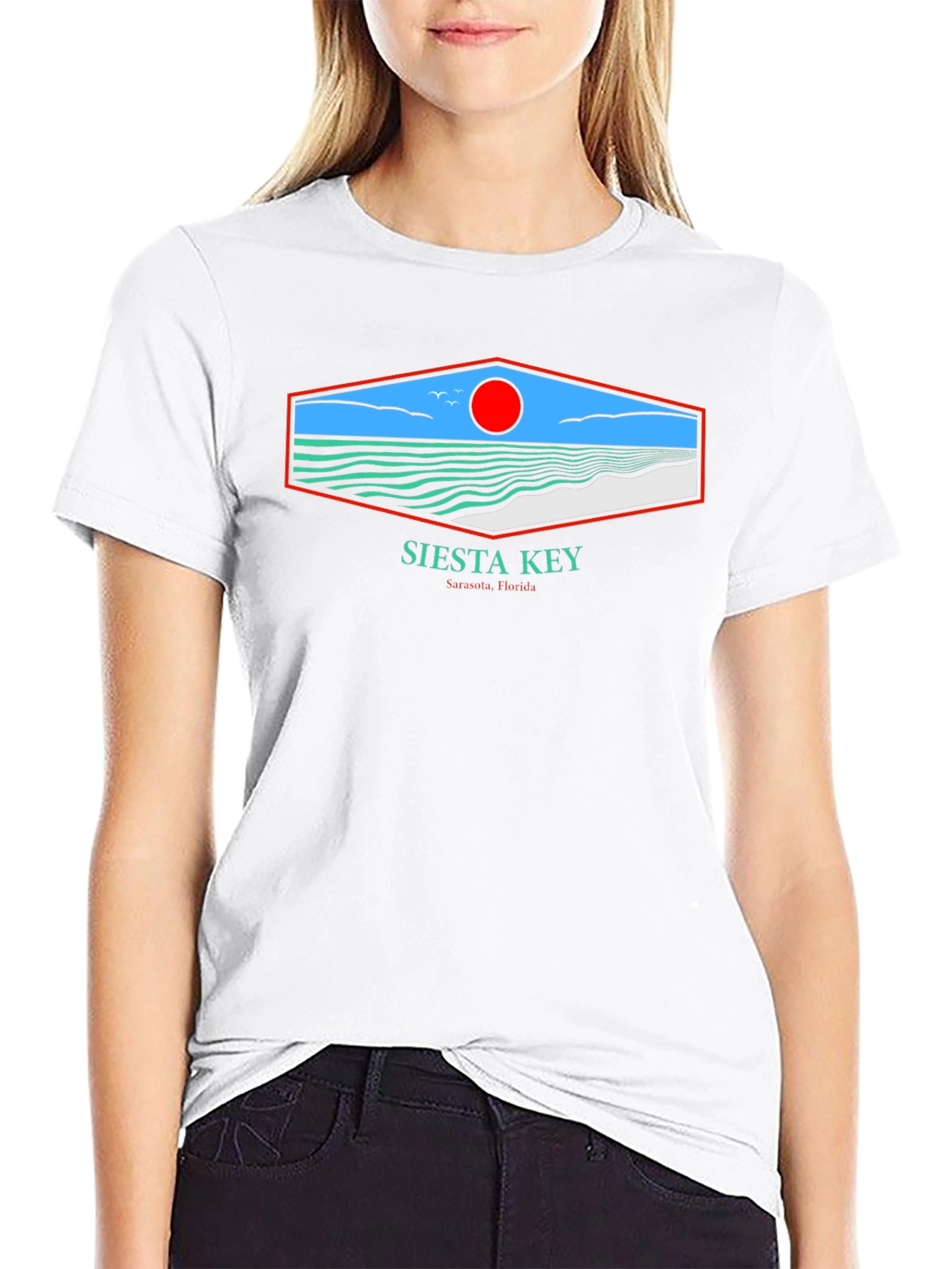 Siesta Key Florida Graphic T-Shirt