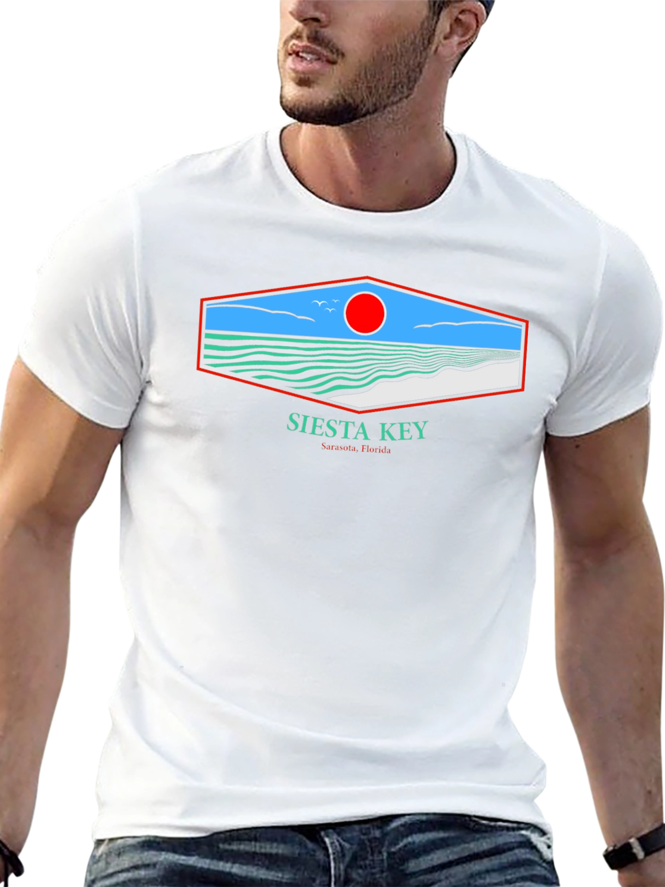 Siesta Key Florida Graphic T-Shirt