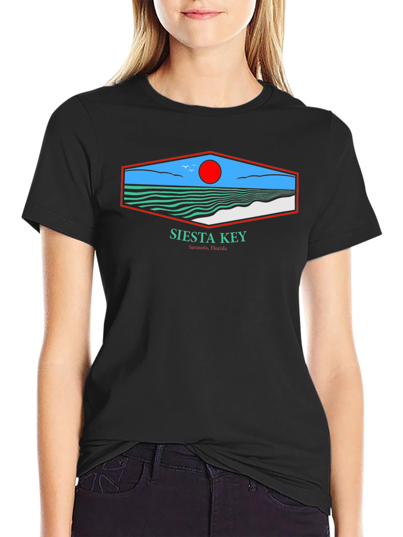 Siesta Key Florida Graphic T-Shirt