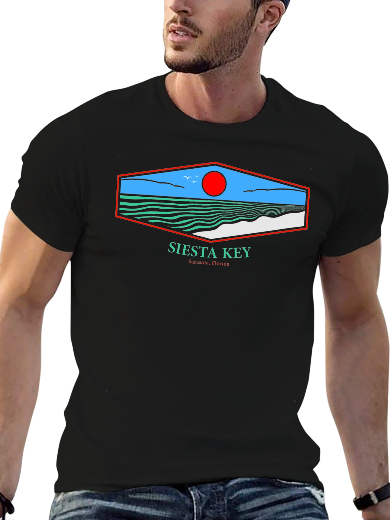 Siesta Key Florida Graphic T-Shirt