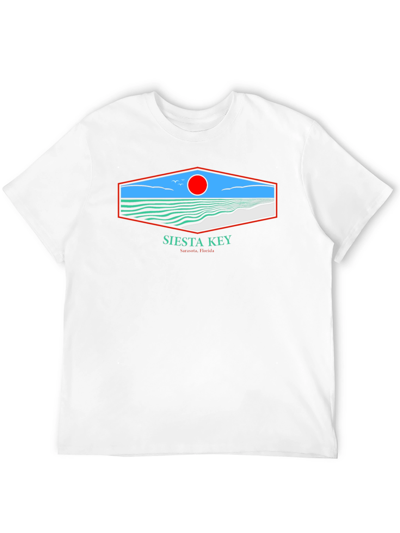 Siesta Key Florida Graphic T-Shirt