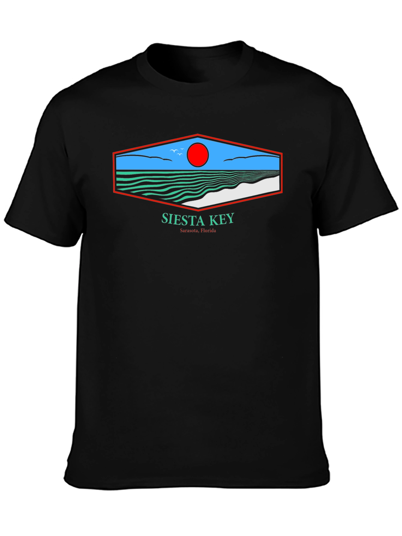 Siesta Key Florida Graphic T-Shirt