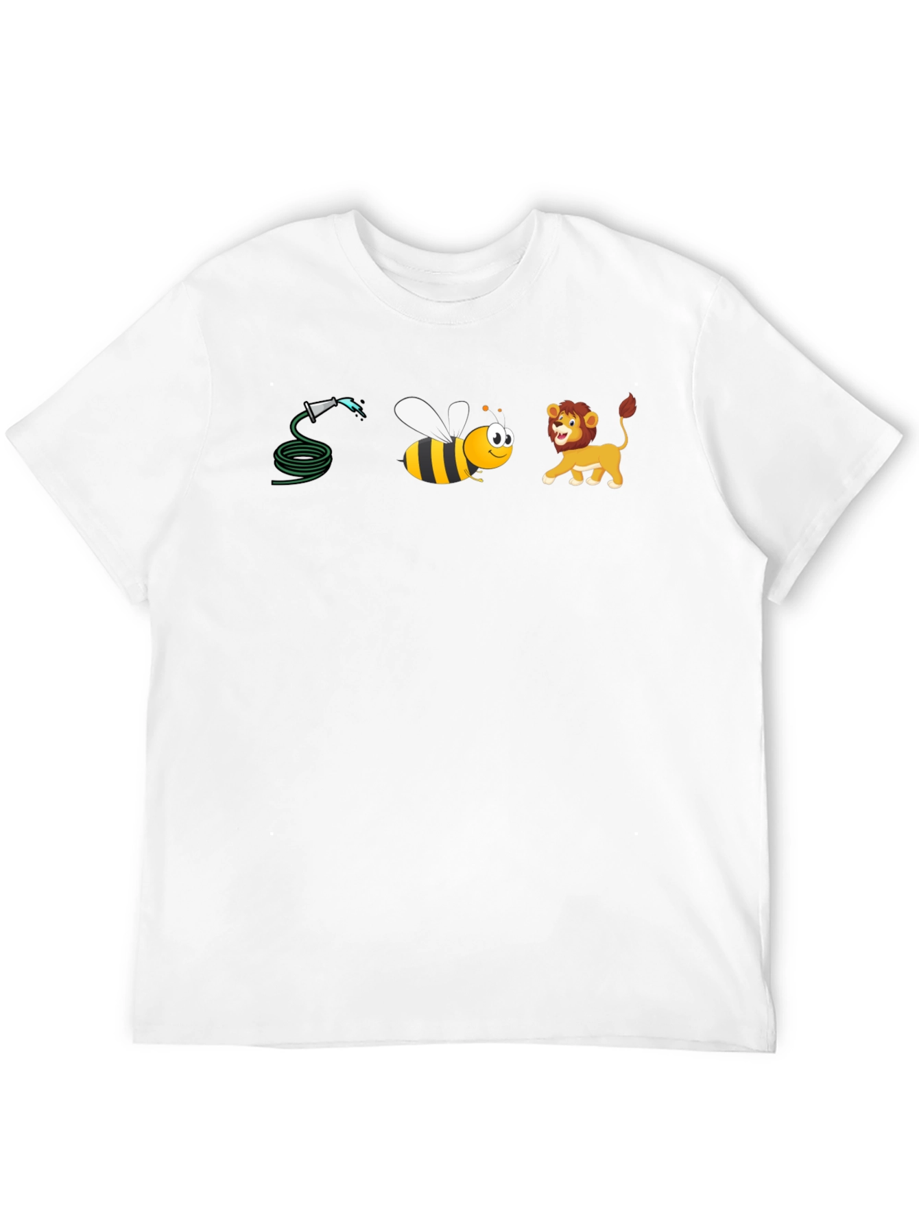 Hose Bee and Lion Black T-Shirt