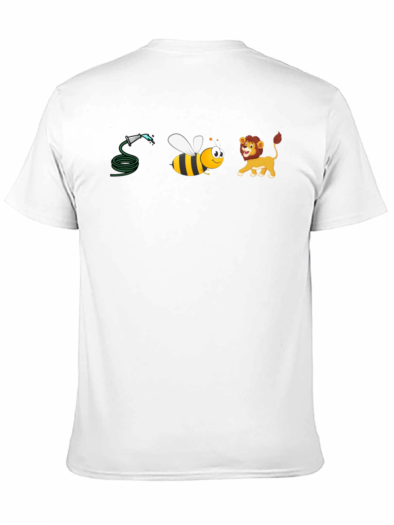 Hose Bee and Lion Black T-Shirt