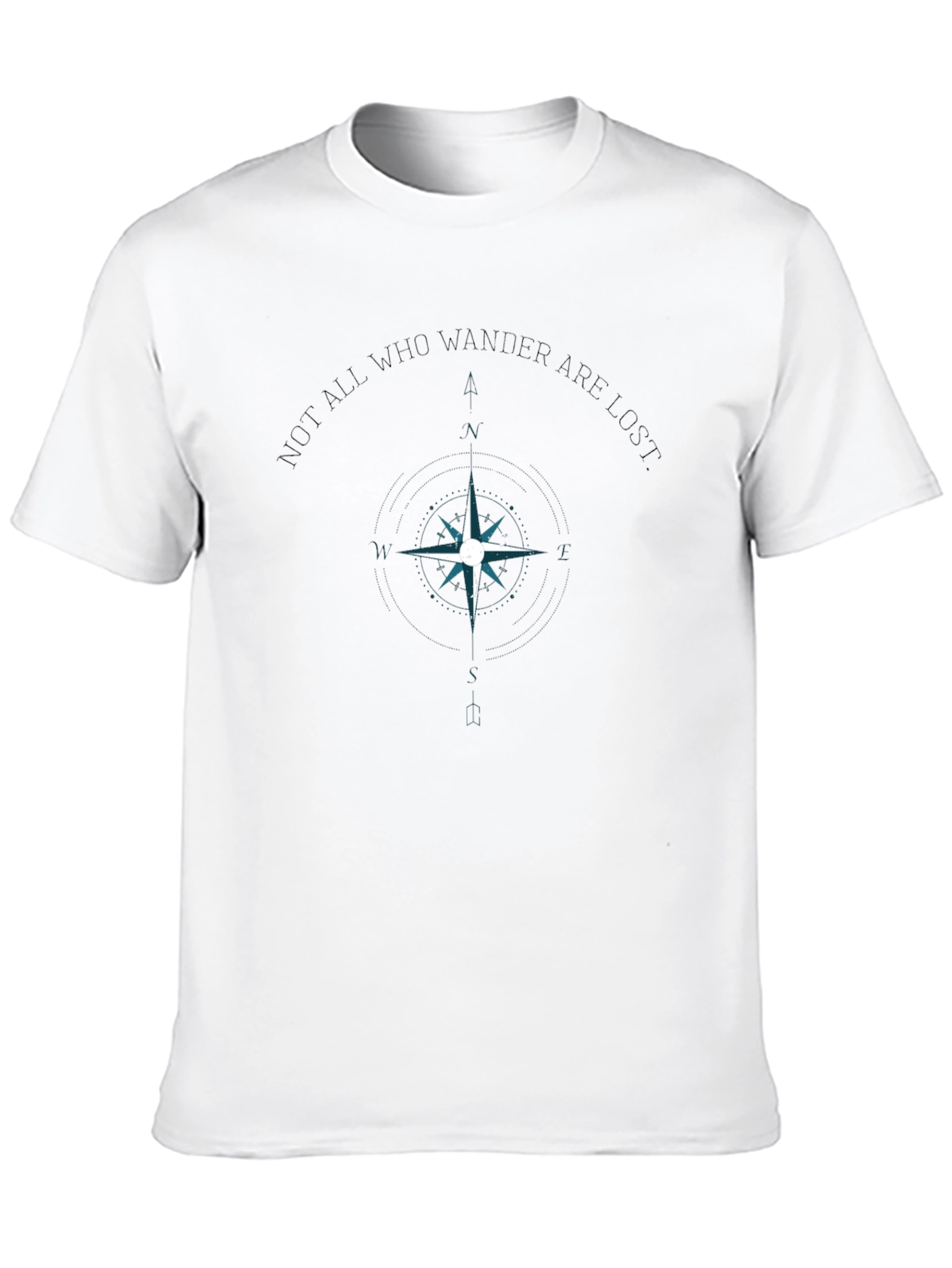 Wanderlust Compass Graphic Tee - Black