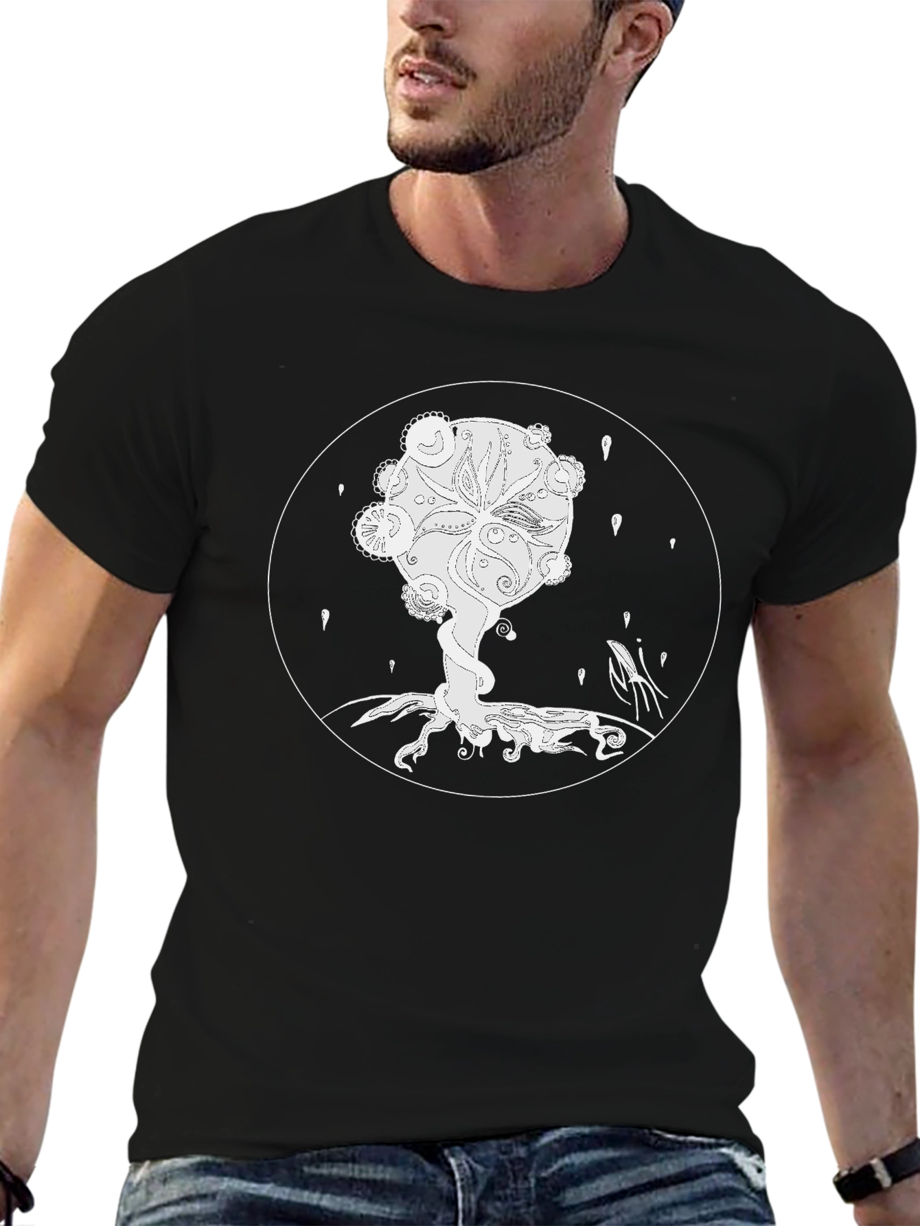 Tree of Life Black Graphic Tee