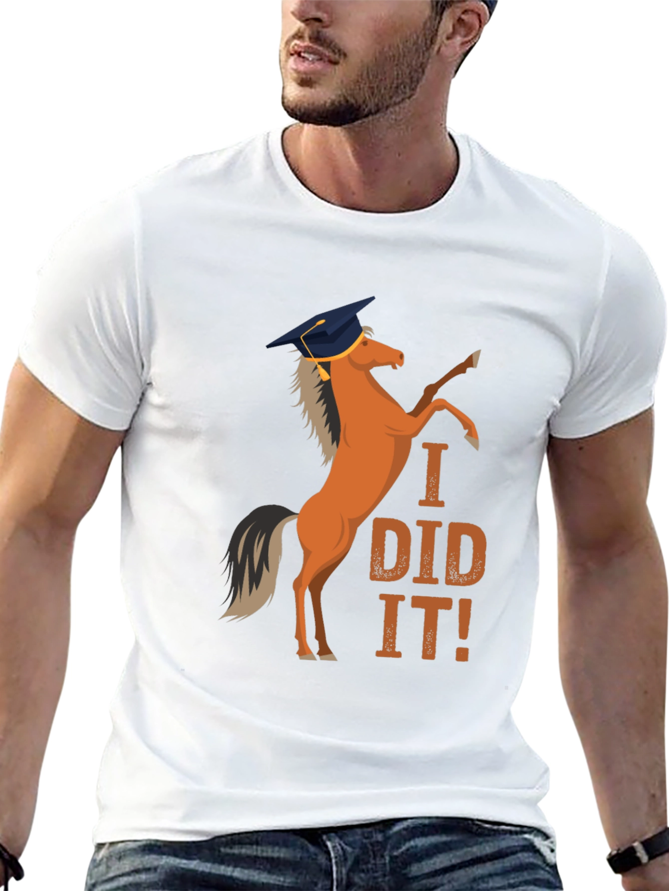 Funny Horse Graduation T-Shirt
