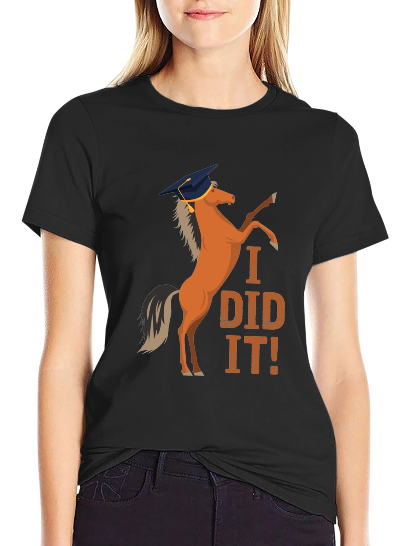 Funny Horse Graduation T-Shirt