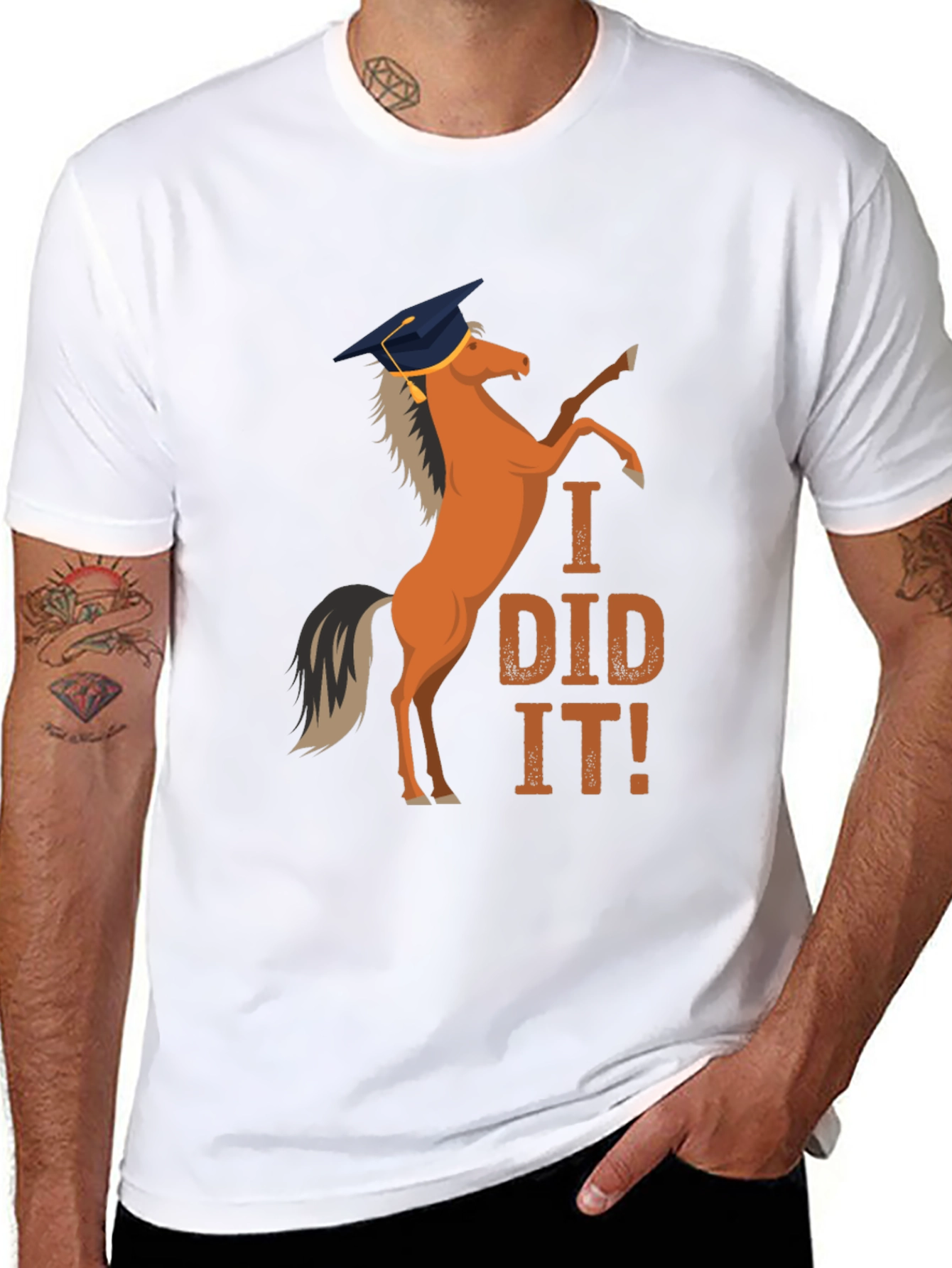 Funny Horse Graduation T-Shirt