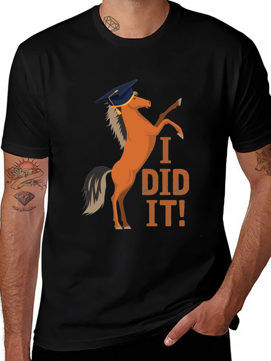 Funny Horse Graduation T-Shirt
