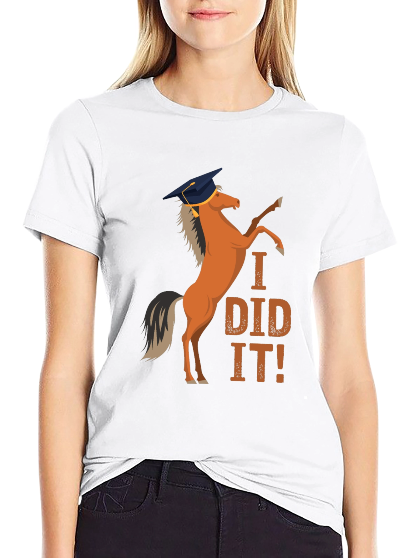 Funny Horse Graduation T-Shirt