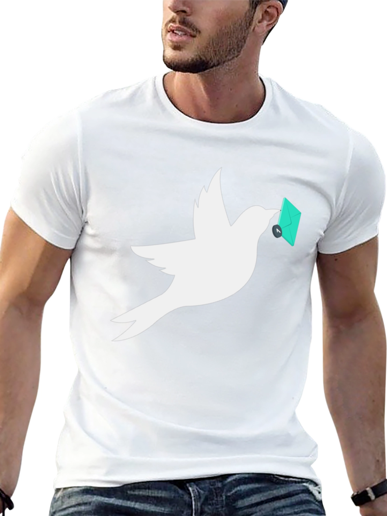 Dove Mail T-Shirt - Unique Graphic Tee