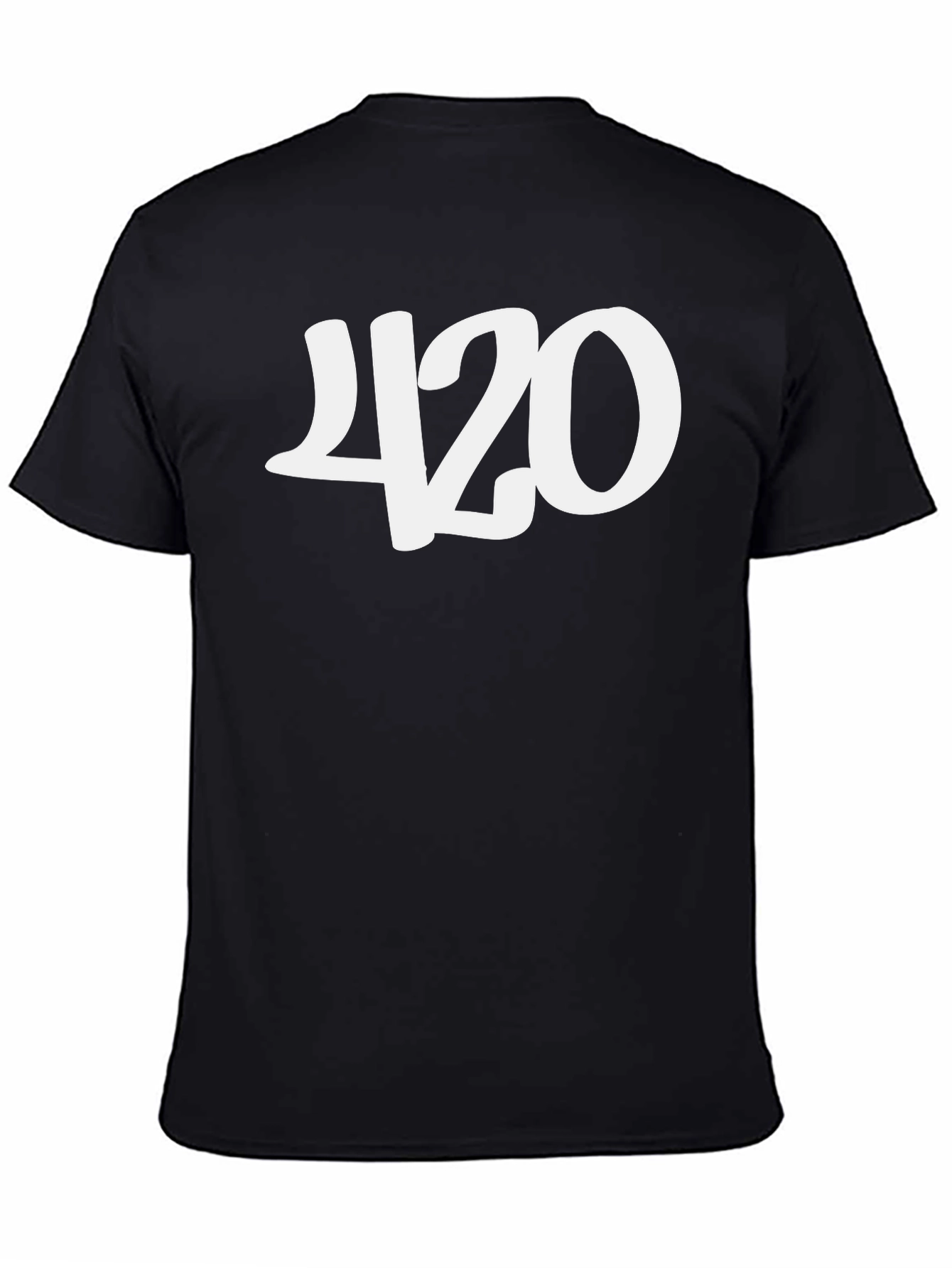 420 Black Graphic Tee - Stylish & Comfortable